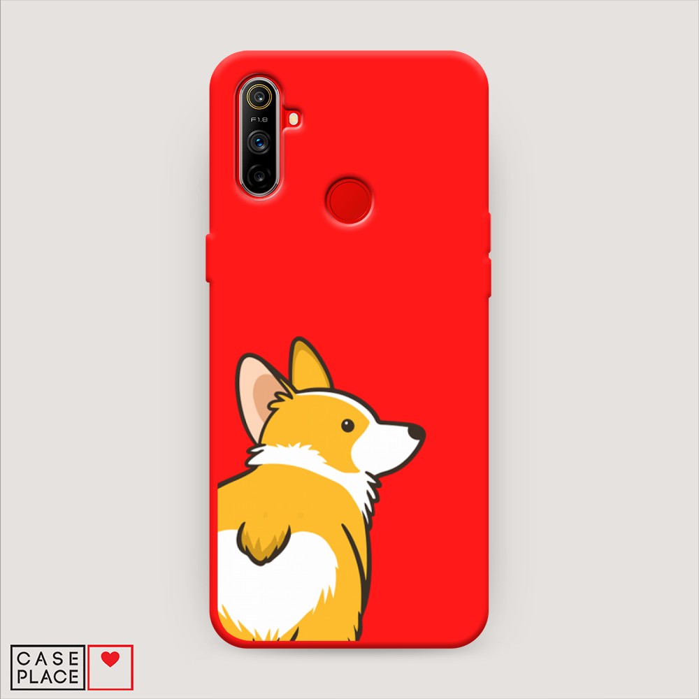 

Чехол Awog на Realme C3 "Корги следуй за мной", Разноцветный, 253053-1
