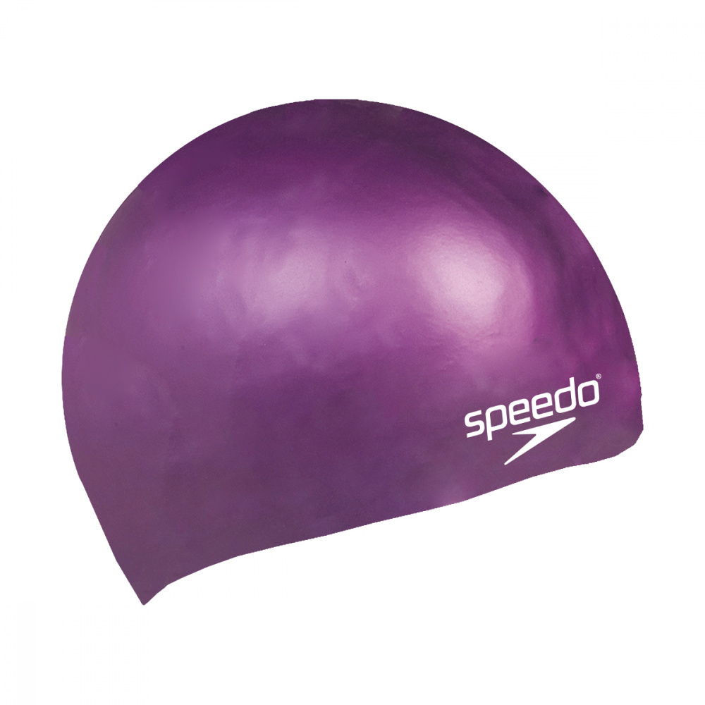 

SPEEDO Plain Moulded Silicone Junior шапочка дет (0071) фиолетовый, Фиолетовый;белый, Plain Moulded Silicone Junior