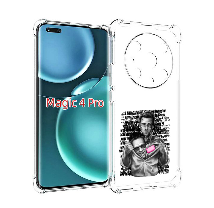 

Чехол MyPads бойцовский клуб для Honor Magic4 Pro, Прозрачный, Tocco