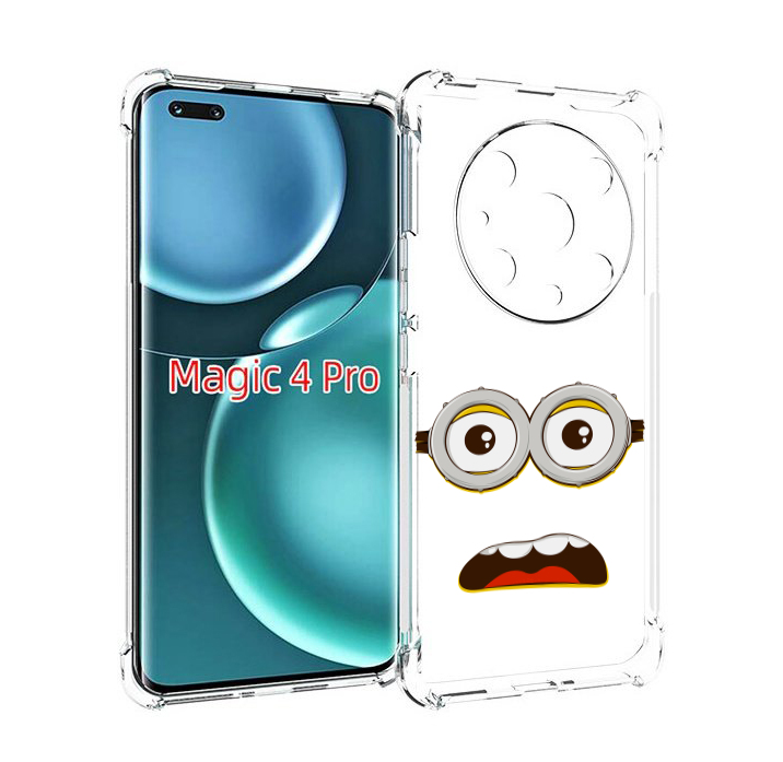 

Чехол MyPads лицо-миньона для Honor Magic4 Pro, Прозрачный, Tocco