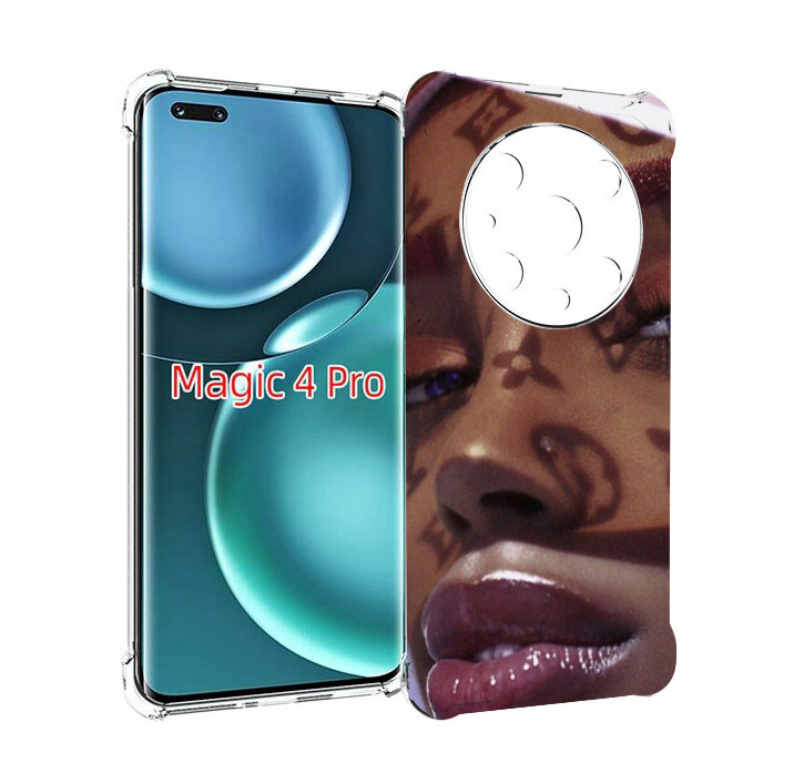 

Чехол MyPads лицо девушки тень женский для Honor Magic4 Pro, Прозрачный, Tocco