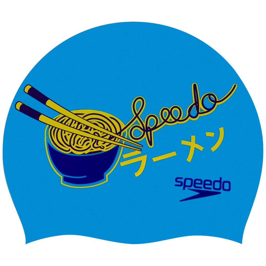 

SPEEDO Junior Slogan Cap шапочка дет (B563) гол/жел, Голубой;желтый, Slogan Cap