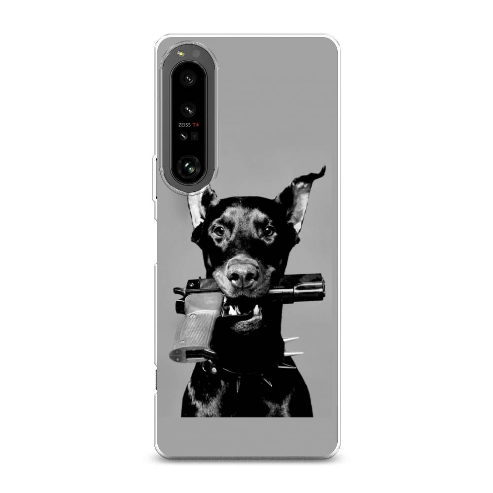 

Силиконовый чехол "Доберман" на Sony Xperia 1 IV, Разноцветный, 55150-1