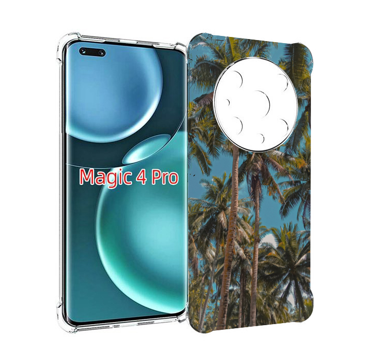 

Чехол MyPads летние пальмы для Honor Magic4 Pro, Прозрачный, Tocco