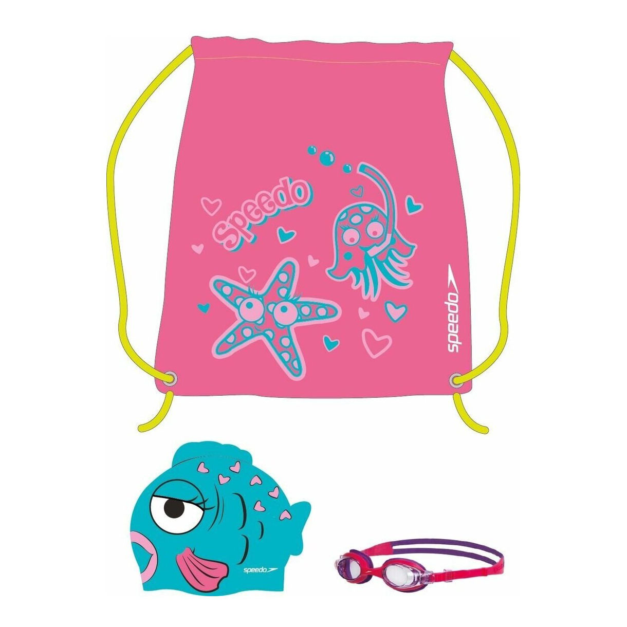 SPEEDO Sea Squad Swim Bag Set набор детский B652 набор one size 2421₽