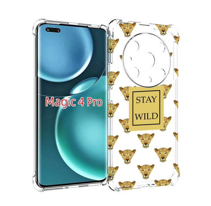 

Чехол MyPads леопард-вайлд для Honor Magic4 Pro, Прозрачный, Tocco