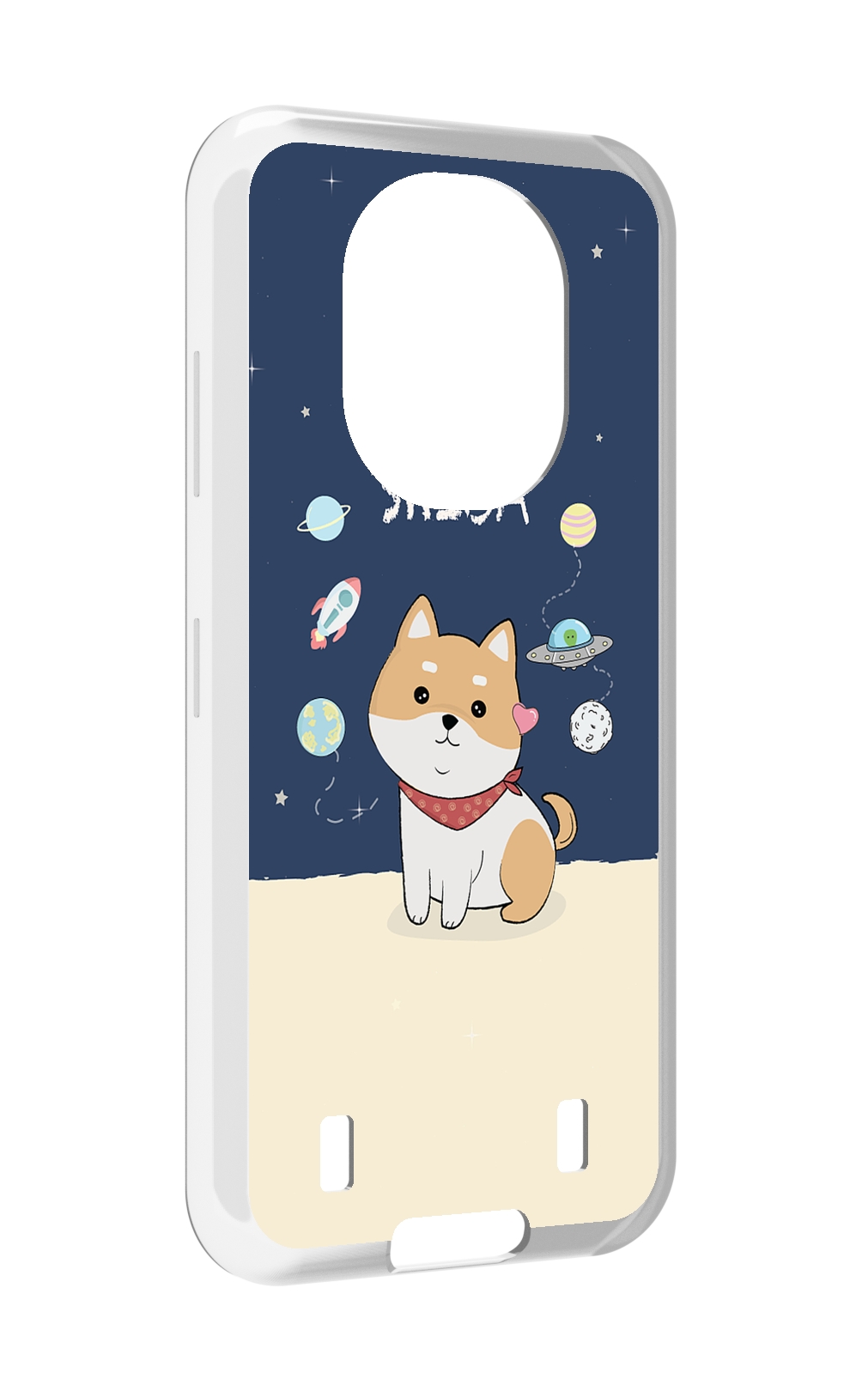 

Чехол MyPads сиба-шиба-ину для Oukitel WP16, Прозрачный, Tocco