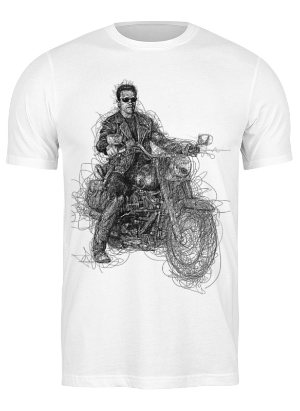 

Футболка унисекс Printio The terminator белая 3XL, Белый, The terminator