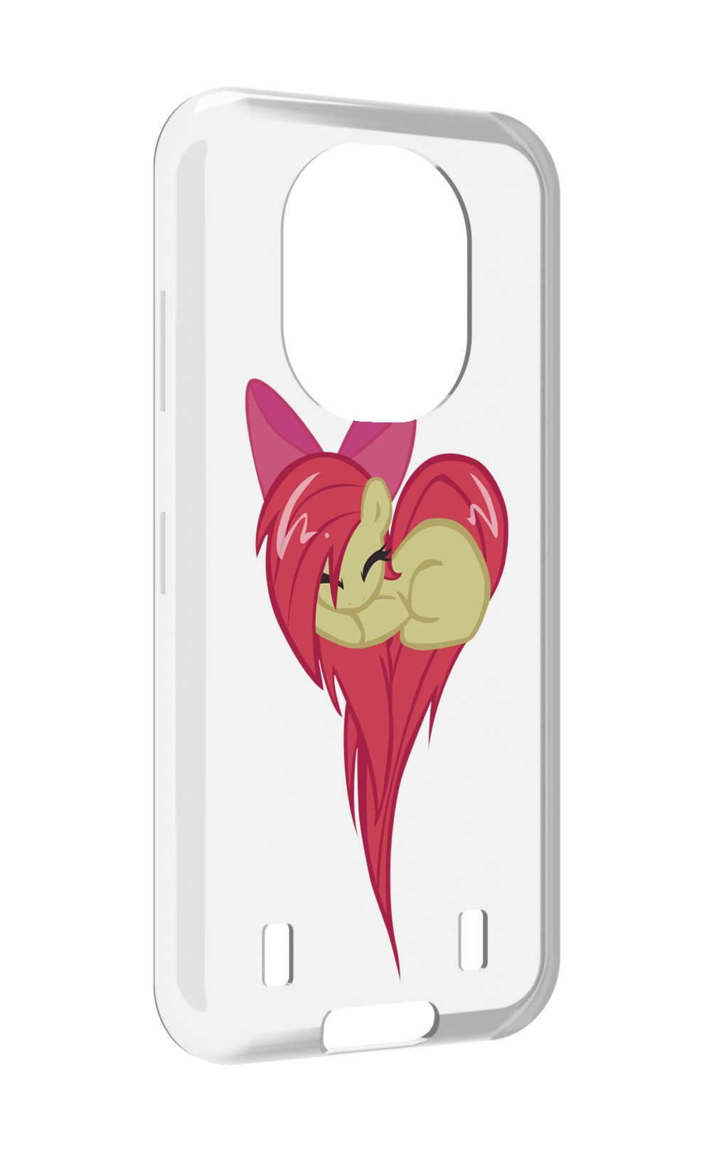 

Чехол MyPads сердце-из-пони для Oukitel WP16, Прозрачный, Tocco