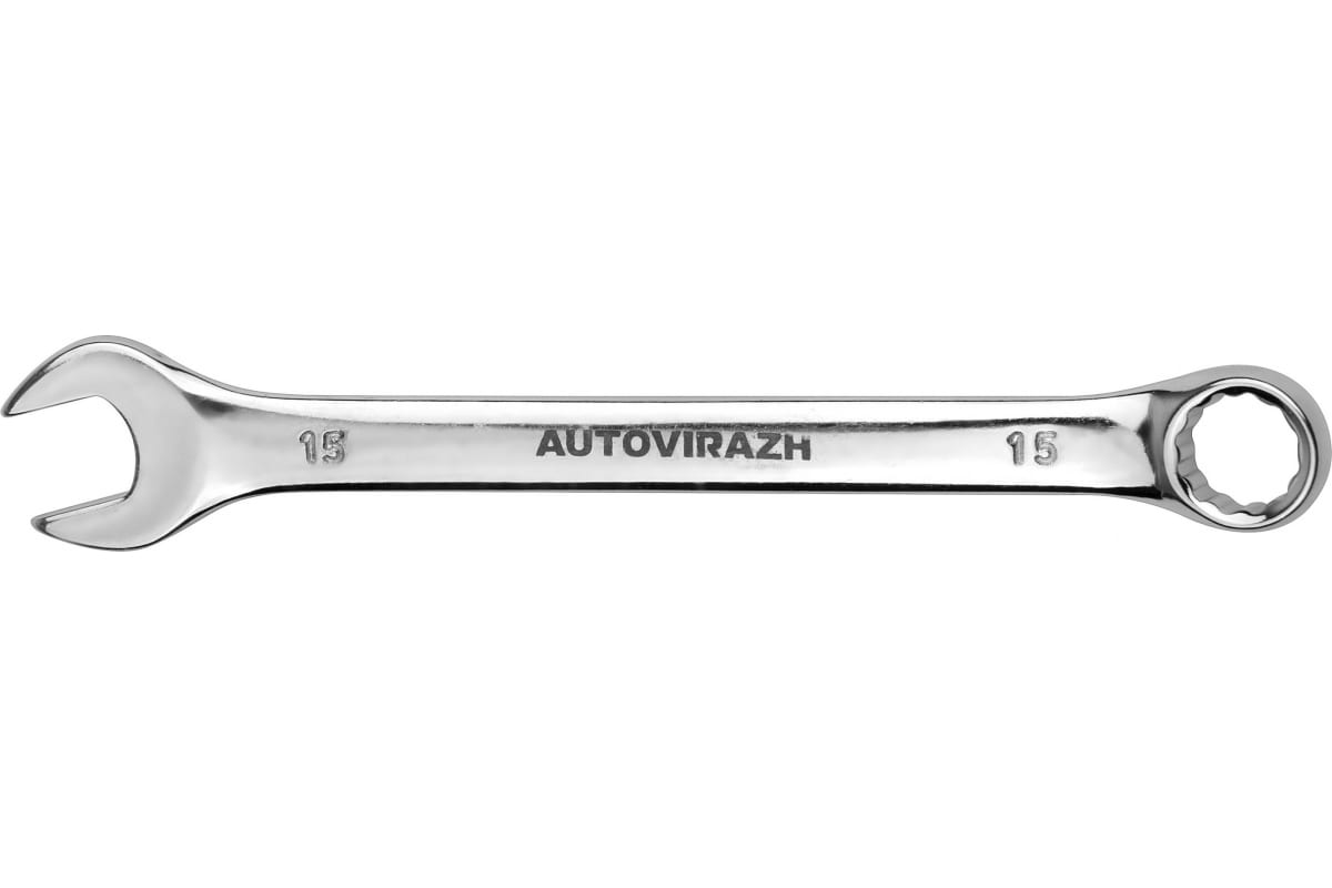 Ключ Комбинированный 15Мм Autovirazh 1Шт AUTOVIRAZH AV211015 ключ комбинированный nord yada 15мм