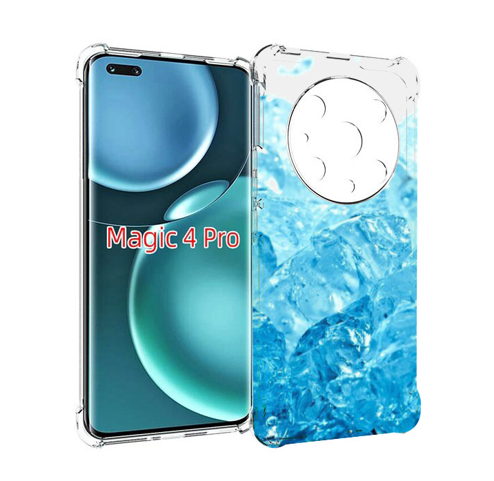 

Чехол MyPads кусочки-льда для Honor Magic4 Pro, Прозрачный, Tocco