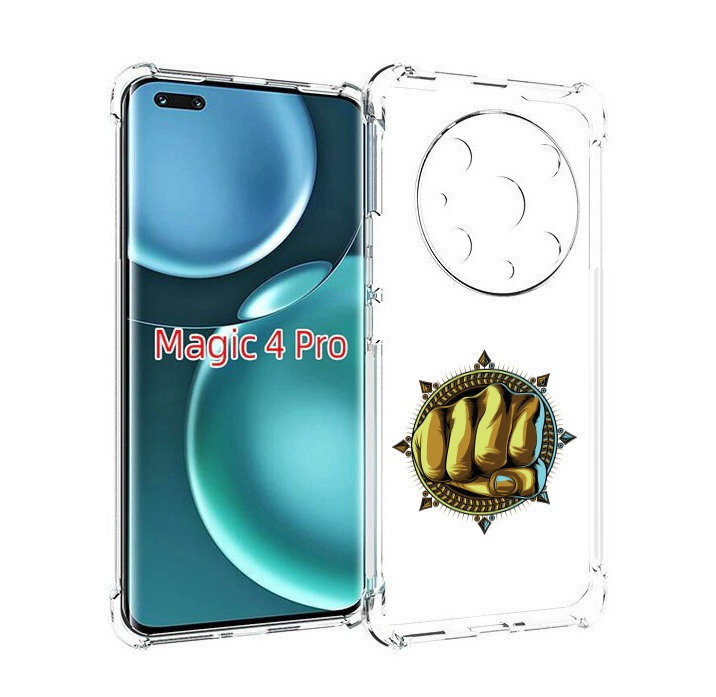 

Чехол MyPads кулак для Honor Magic4 Pro, Прозрачный, Tocco