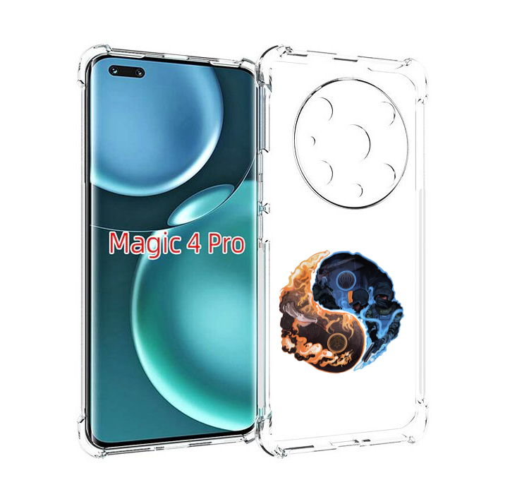 

Чехол MyPads кс-го-инь-янь для Honor Magic4 Pro, Прозрачный, Tocco