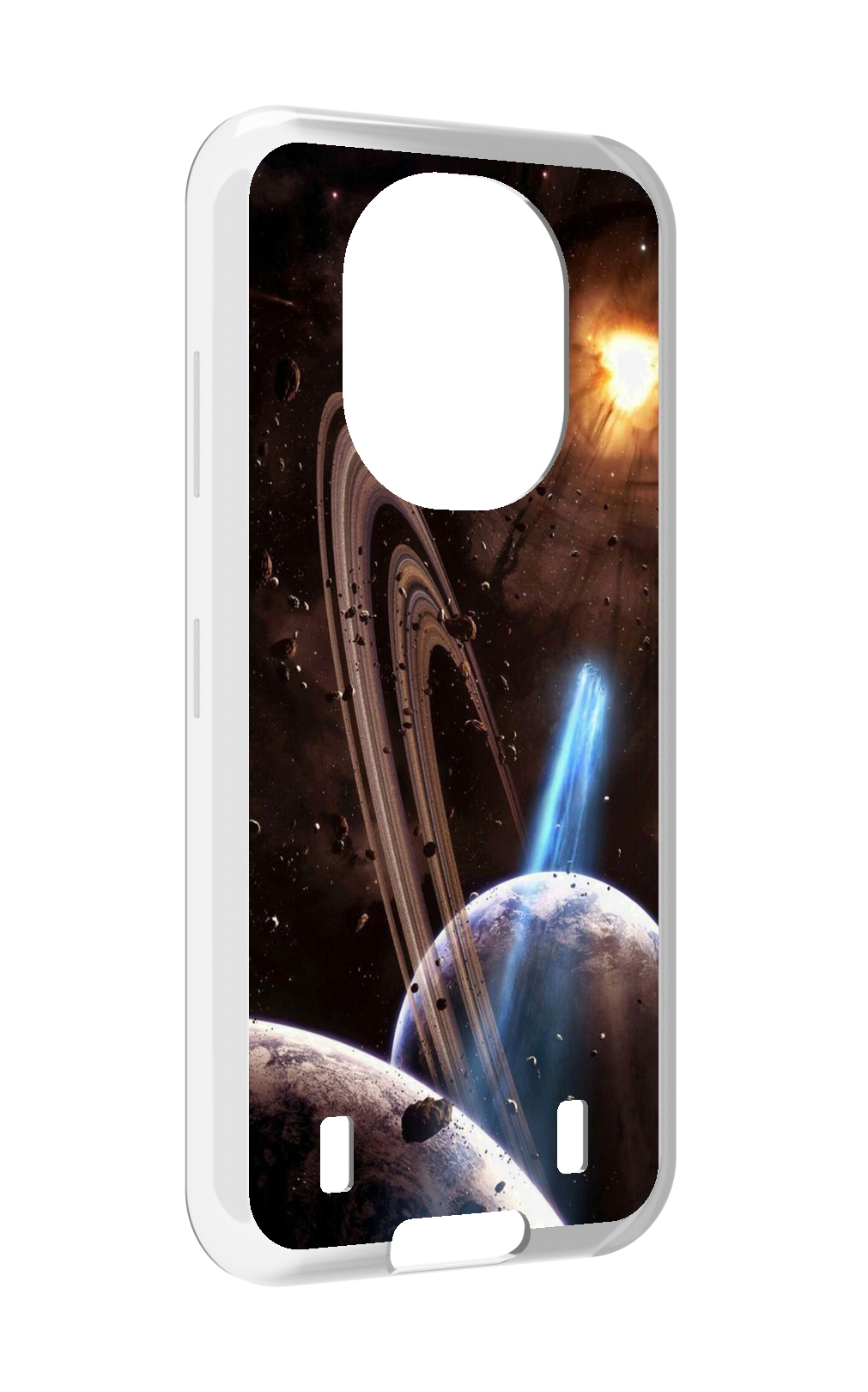 

Чехол MyPads сатурн в космосе для Oukitel WP16, Прозрачный, Tocco