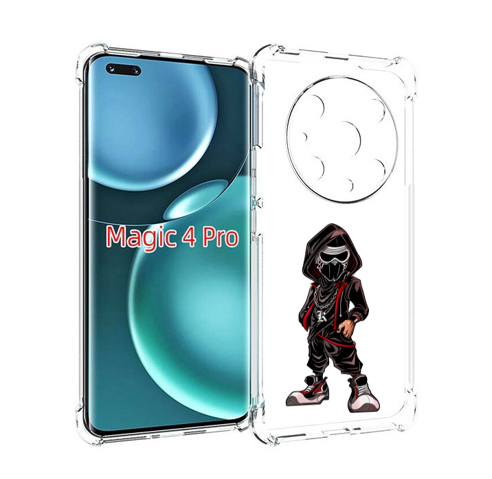 

Чехол MyPads крутой-ниндзя для Honor Magic4 Pro, Прозрачный, Tocco