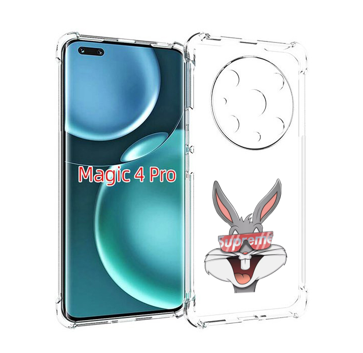 

Чехол MyPads крутой-заяц для Honor Magic4 Pro, Прозрачный, Tocco
