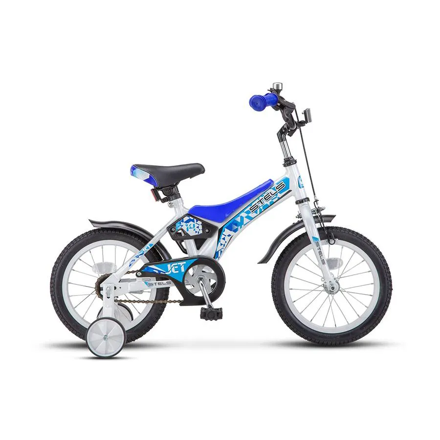 

Велосипед Stels 14" Jet Z010 2020 11" белый/синий, 14' Jet Z010