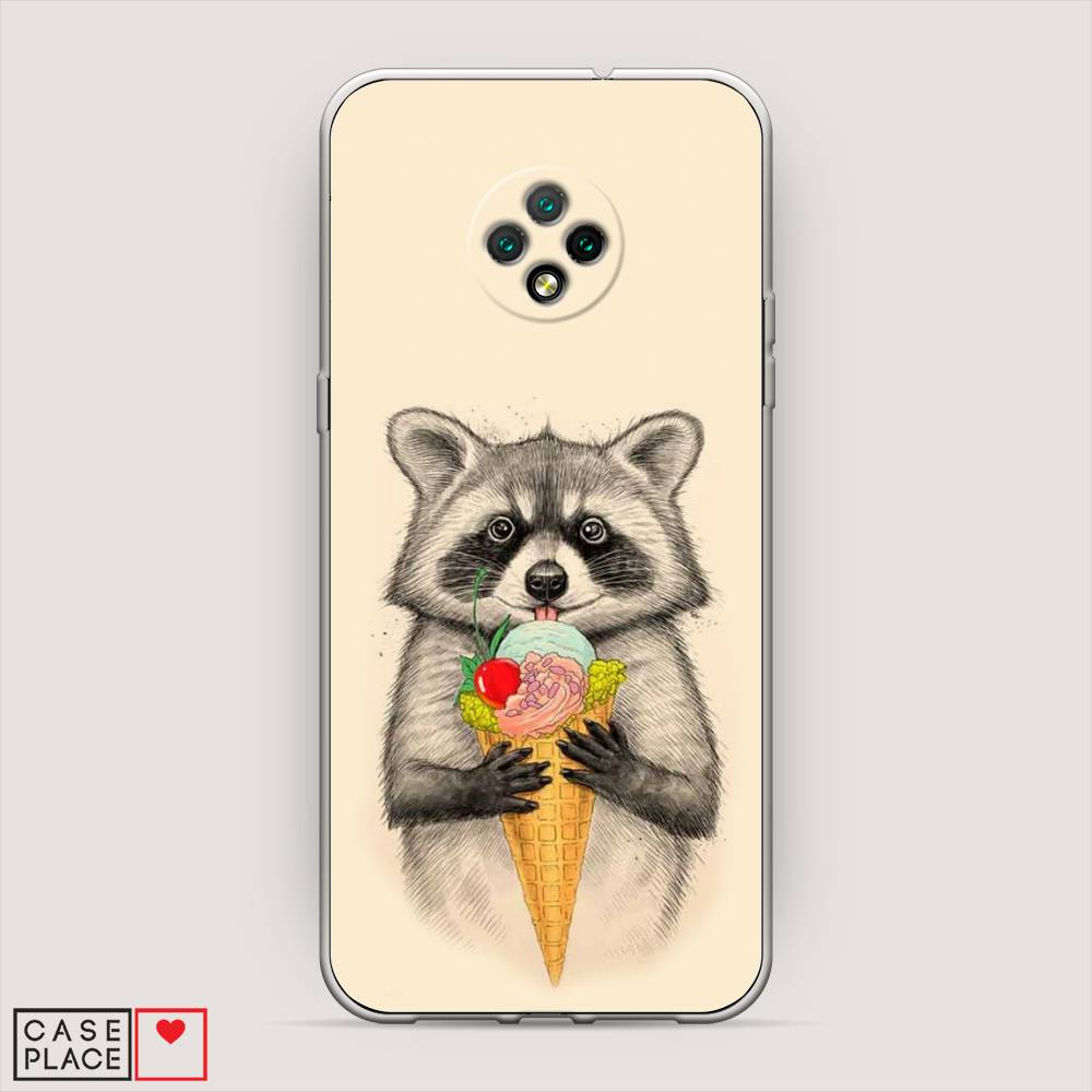 

Чехол Awog на Doogee X95 / Дуги X95 "Енот с мороженым", Разноцветный, 220850-10
