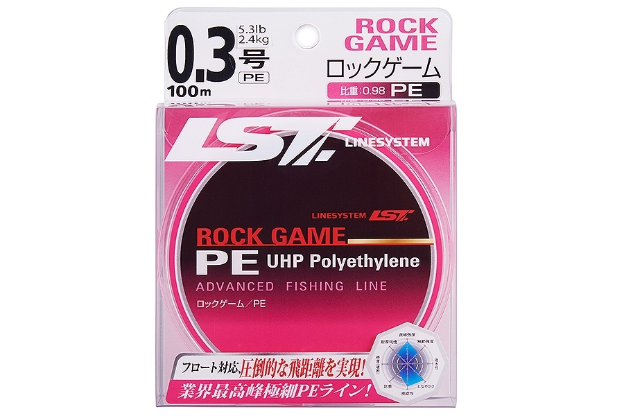 

Шнур LINESYSTEM Rock Game PE 100m #0.3 pink