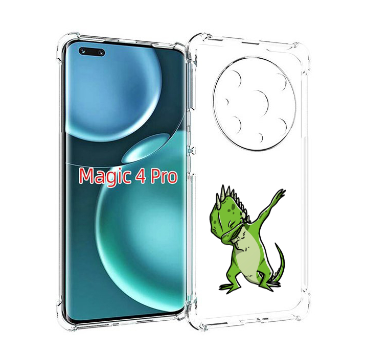

Чехол MyPads крутая-ящерица для Honor Magic4 Pro, Прозрачный, Tocco