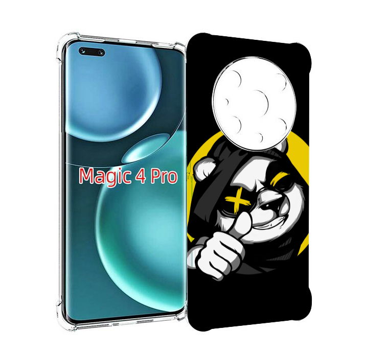 

Чехол MyPads крутая пандочка ок для Honor Magic4 Pro, Прозрачный, Tocco