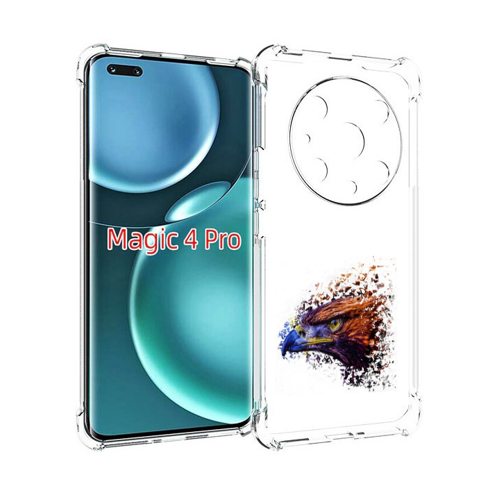 

Чехол MyPads красочный орел для Honor Magic4 Pro, Прозрачный, Tocco