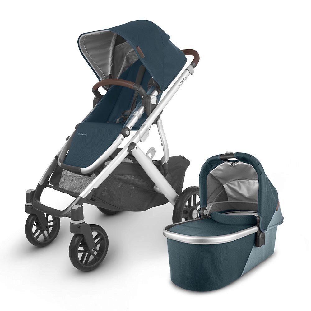 фото Коляска 2 в 1 uppababy vista v2 finn лазурно-синий