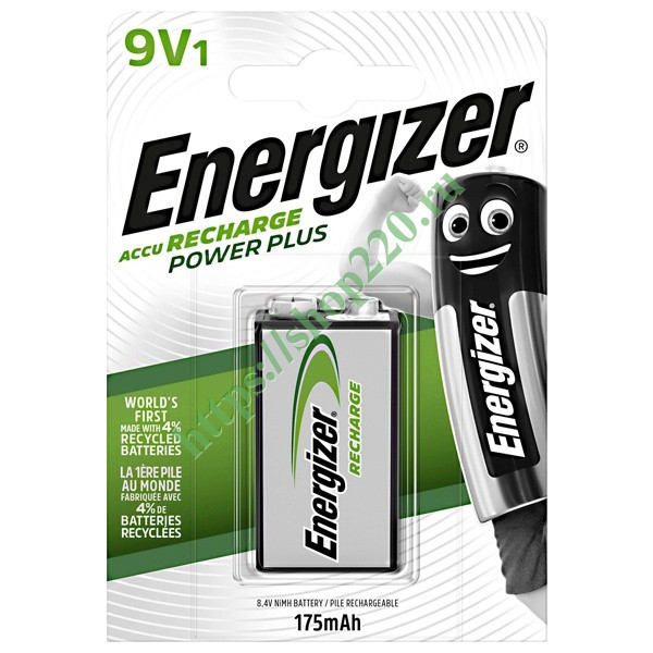 ENR Аккумулятор Energizer Power Plus NH22/9V BP 1 шт