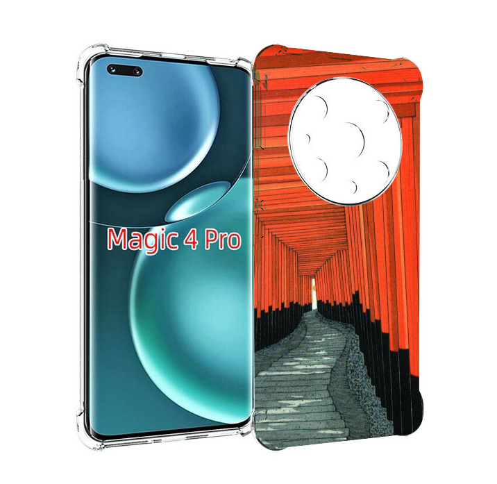 

Чехол MyPads красный коридор для Honor Magic4 Pro, Прозрачный, Tocco