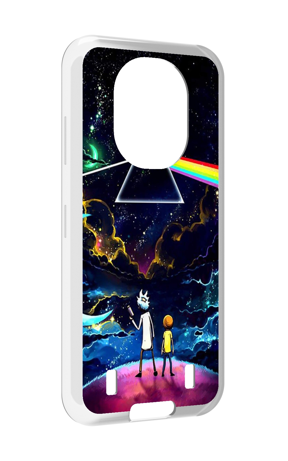 

Чехол MyPads рик и морти в космосе для Oukitel WP16, Прозрачный, Tocco