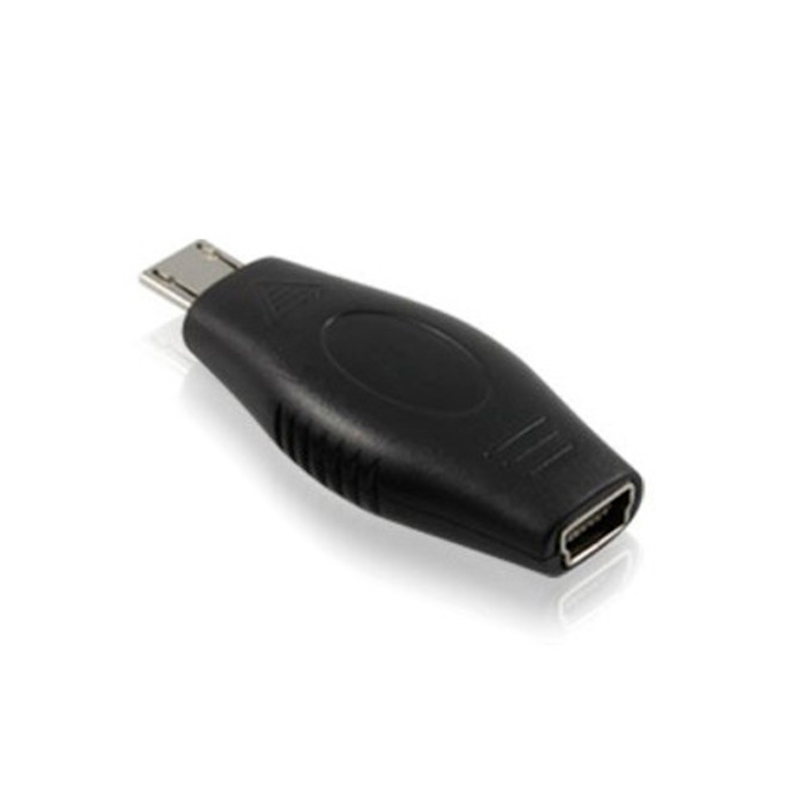 Переходник Greenconnect Micro USB - Mini USB вилка-розетка м (GC-MU2M5) 100064120121 черный