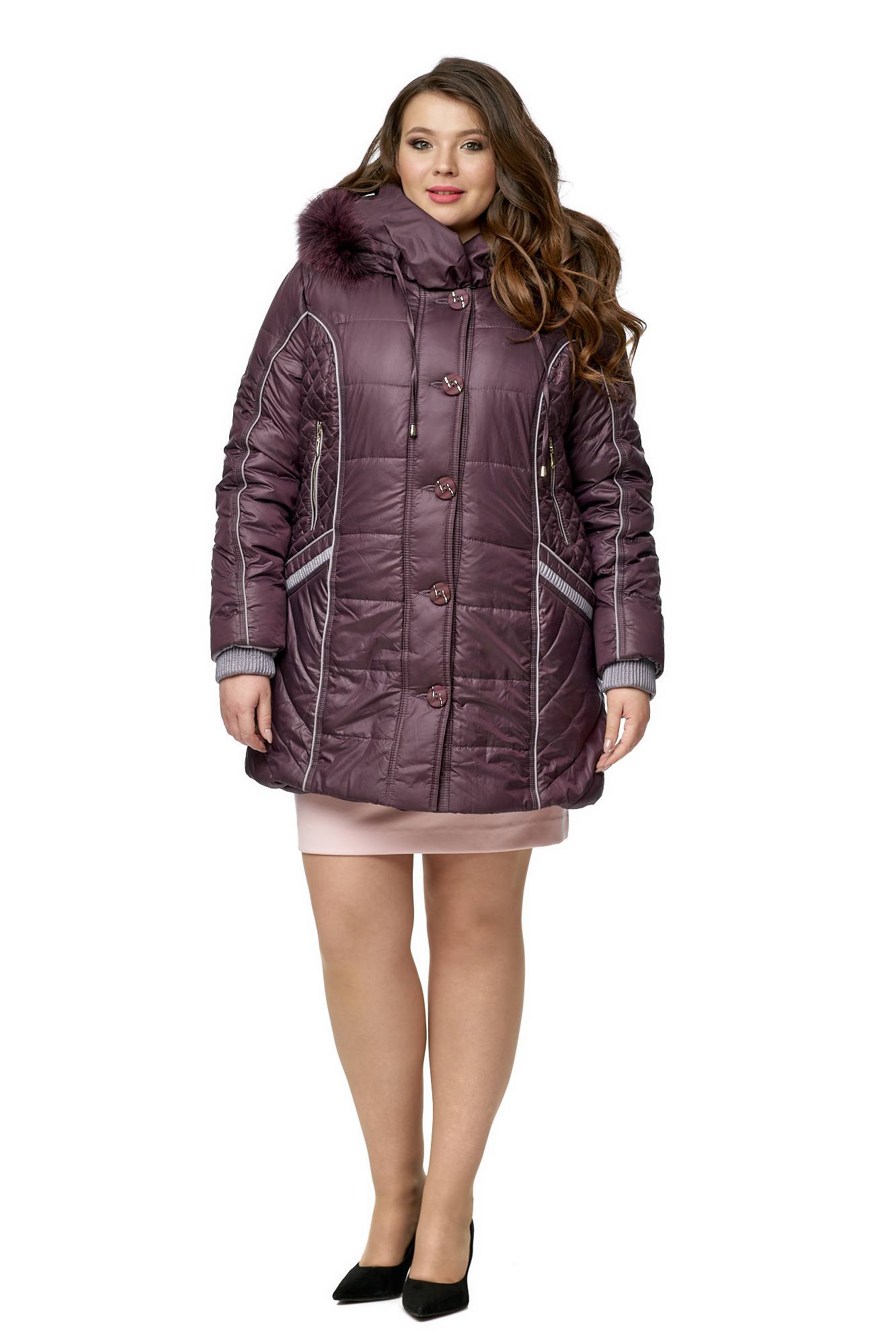 

Куртка женская МОСМЕХА 8015952 фиолетовая 54 RU, Фиолетовый, 8015952