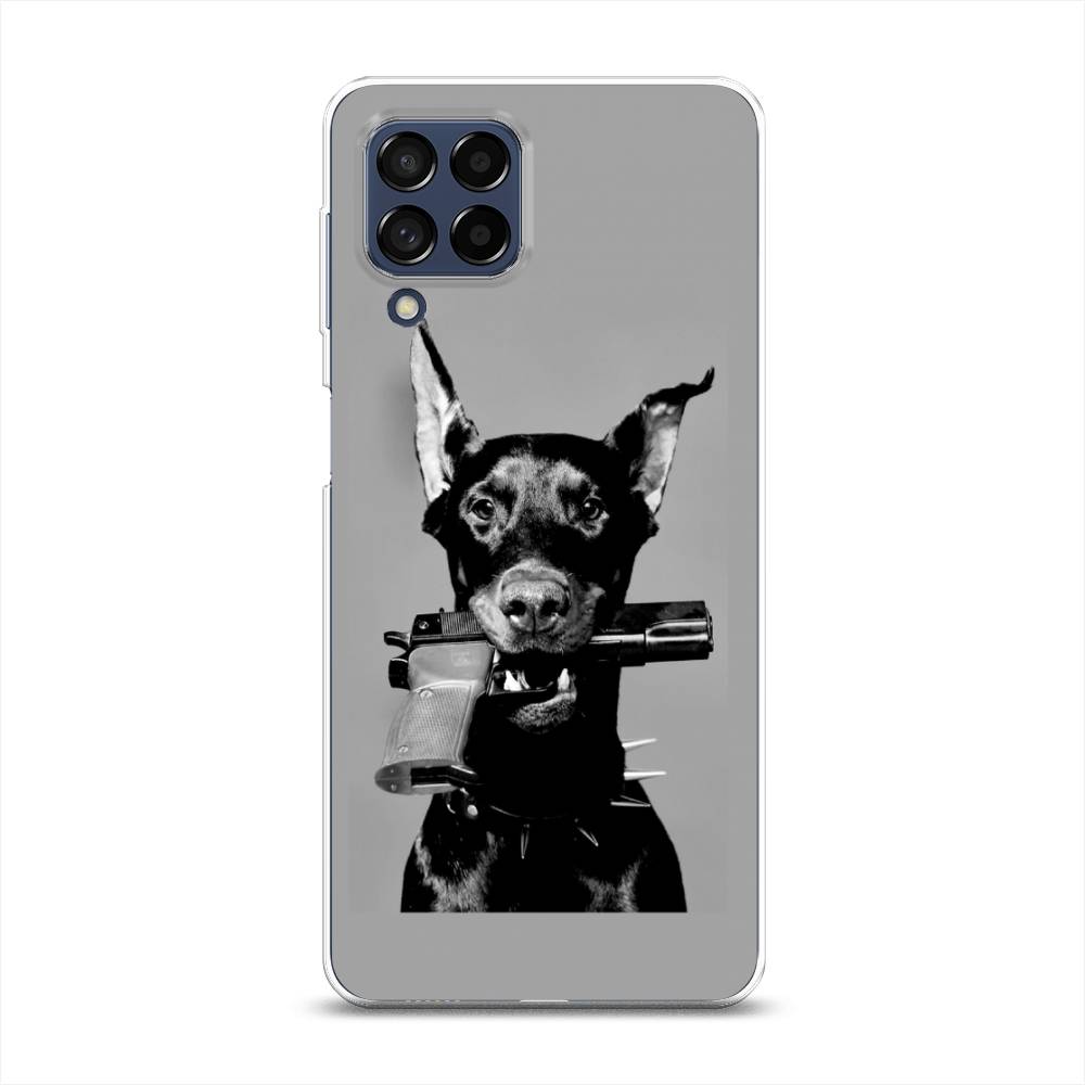 

Силиконовый чехол "Доберман" на Samsung Galaxy M53, Доберман