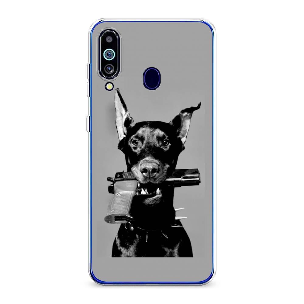 

Силиконовый чехол "Доберман" на Samsung Galaxy M40, Доберман