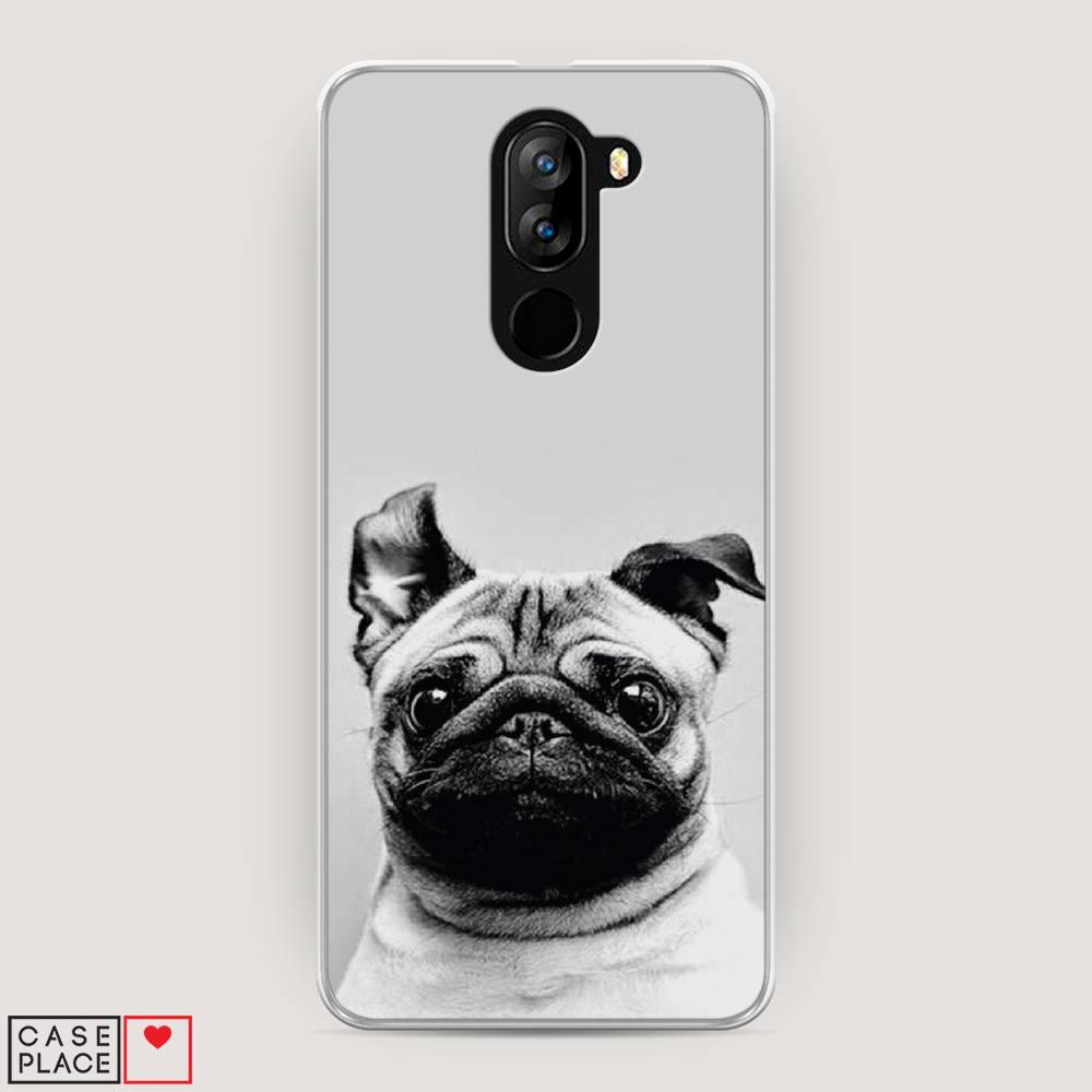 

Чехол Awog на Doogee X60L / Дуги X60L "Ушастый мопс", Разноцветный, 220550-1