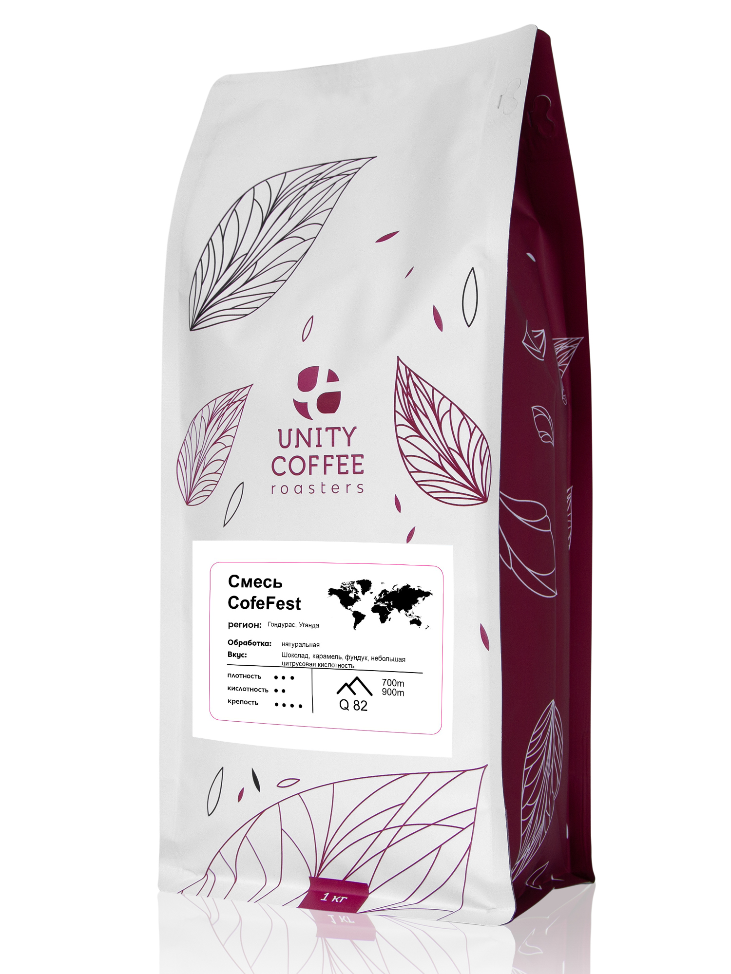 

Зерновой кофе Unity Coffee смесь CofeFest 1000гр
