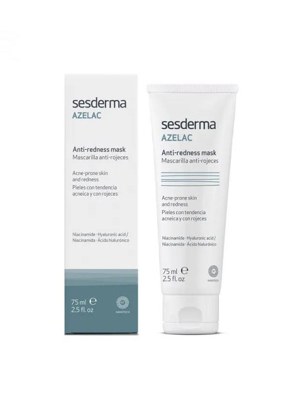 фото Маска для лица sesderma azelac anti-redness mask против покраснений, 75 мл