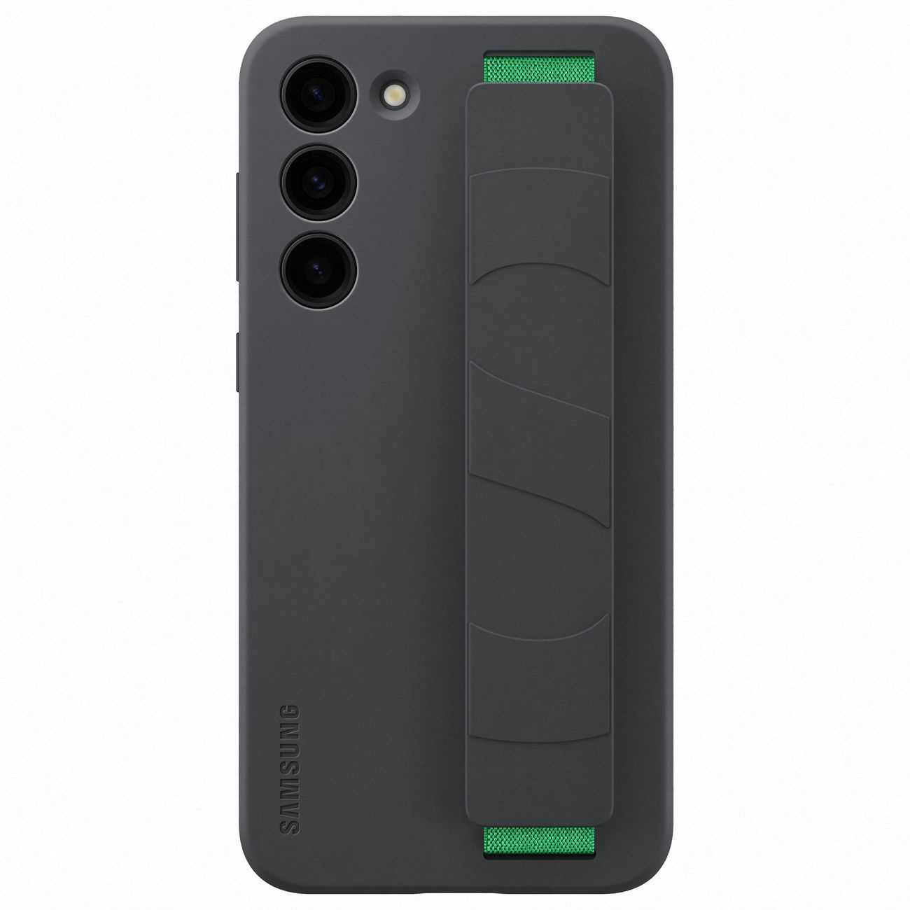 Чехол Samsung Silicone Grip Case S23+, чёрный, EF-GS916TBEGRU