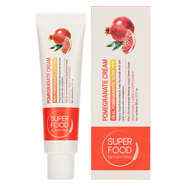Крем для лица FarmStay Super Food Pomegranate Cream, 60 г