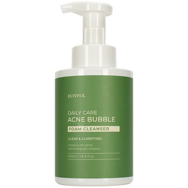 Пенка Eunyul Daily Care Acne Bubble Очищающая для умывания проблемной кожи, 500 мл пенка для умывания eunyul