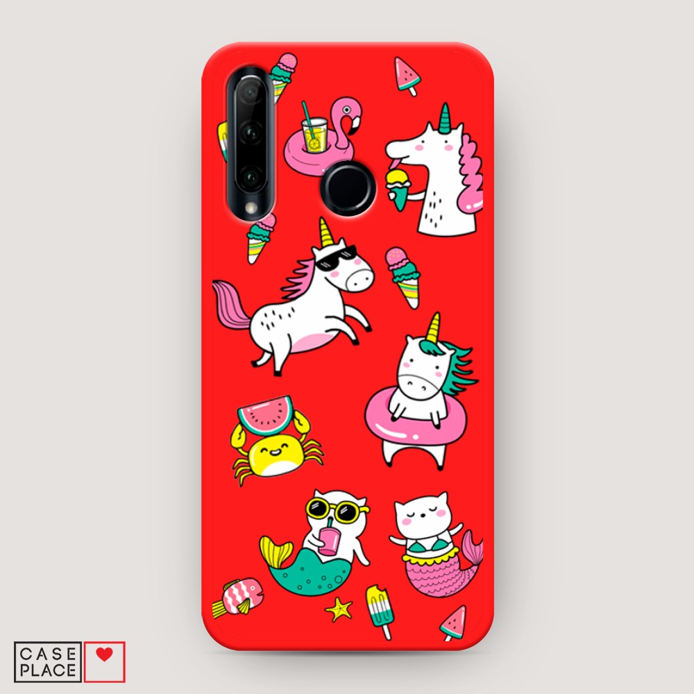 

Чехол Awog на Honor 20 Lite 2019 "На отдыхе", Разноцветный, 68953-1