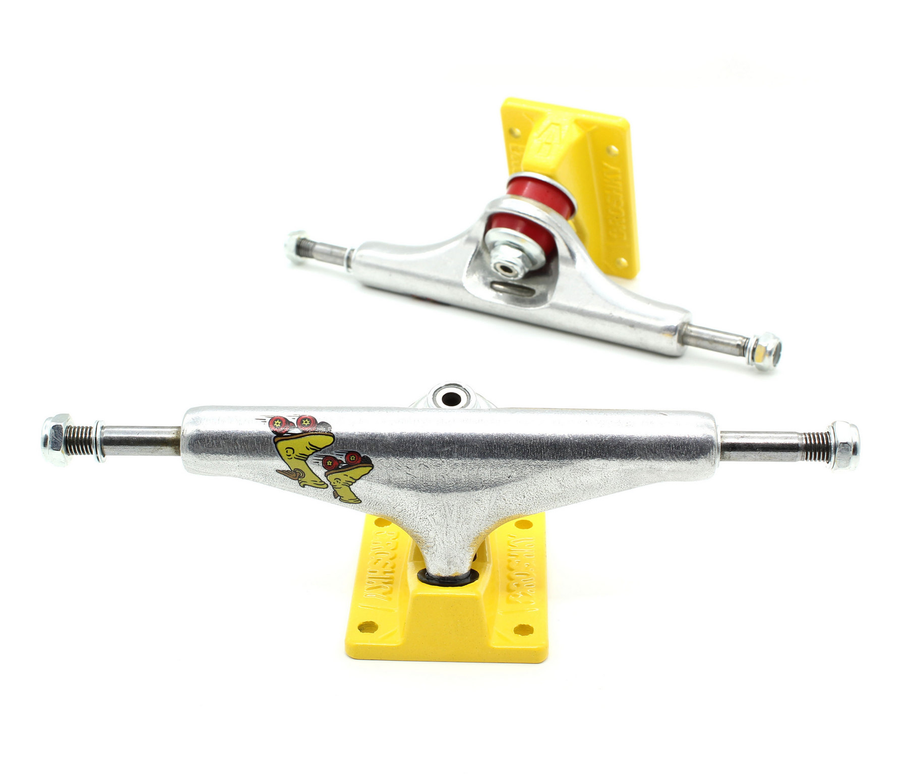 

Комплект подвесок Droshky Truck Hollow Flash Yellow&Silver 5.25, Желтый;серебристый