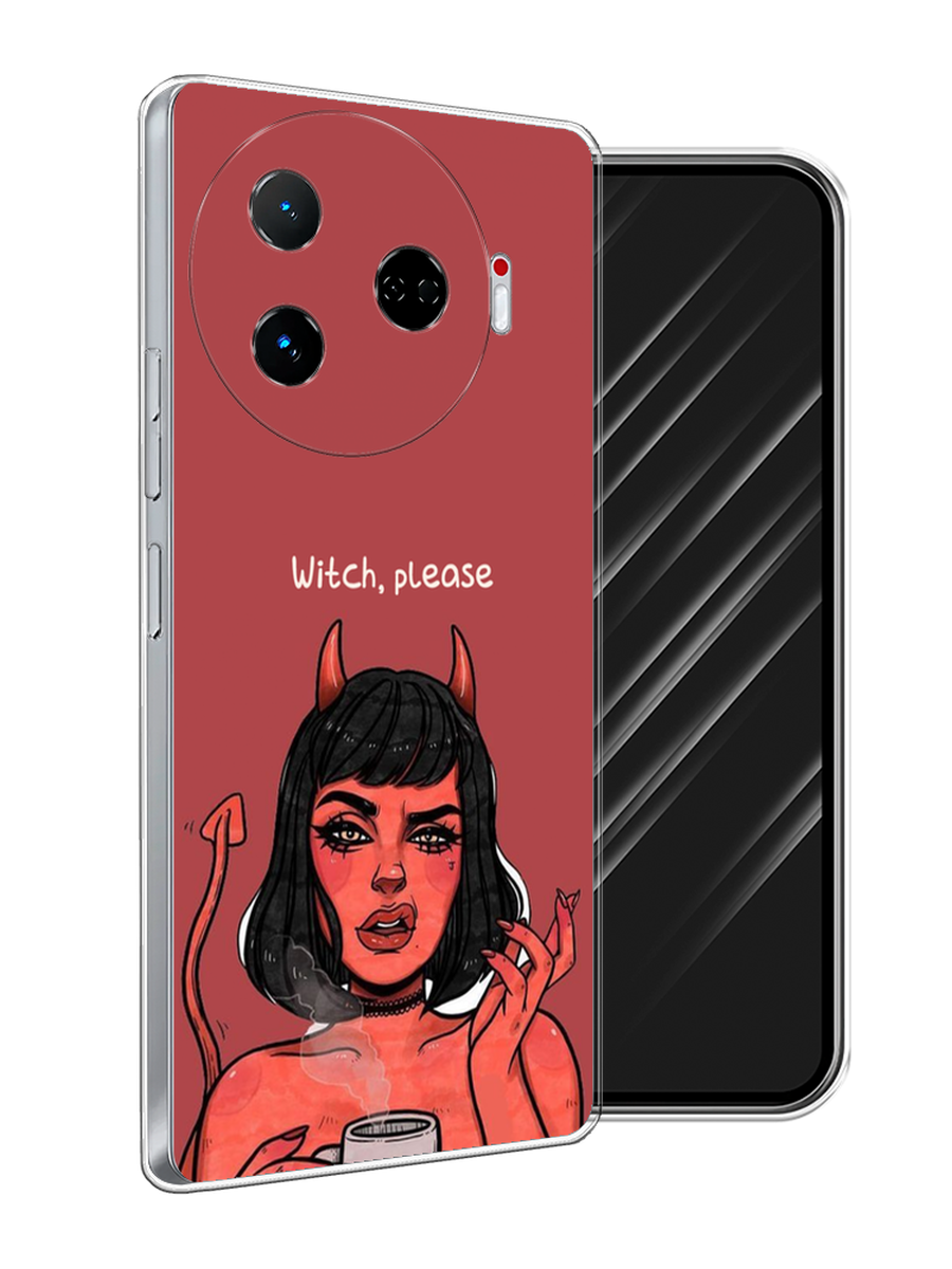

Чехол Awog на Tecno Camon 30 Pro 5G "Evil Girl", Бордовый;черный, 305150-1