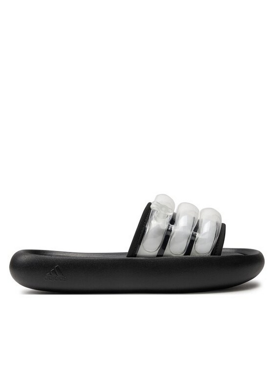 

Сланцы женские Adidas Zplaash Slides IG4155 черные 40.5 EU, Черный, Zplaash Slides IG4155