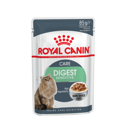 фото Влажный корм для кошек royal canin digestive sensitive с чувствительным пищеварением 85 г