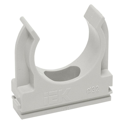 

Держатель IEK (CTA10D-CF40-K41-050-PCS) d40мм (упак.:50шт) серый