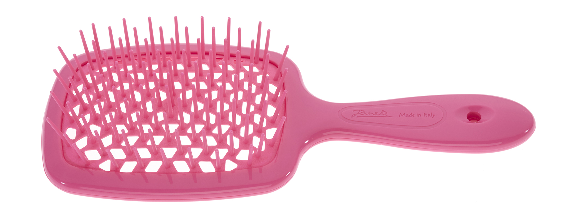 Щетка для волос Janeke Superbrush The Original Italian Patent Pink janeke щетка superbrush малая тиффани 17 5 х 7 х 3 см