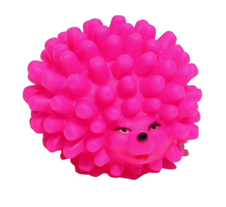 

Игрушка для собак Пижон Ежик розовая 6,5 см
