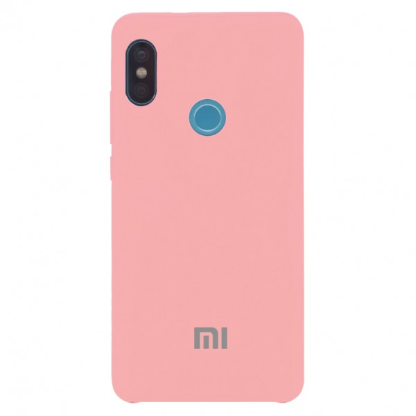 фото Cиликоновый чехол soft touch для xiaomi redmi s2 (розовый / flamingo) epik