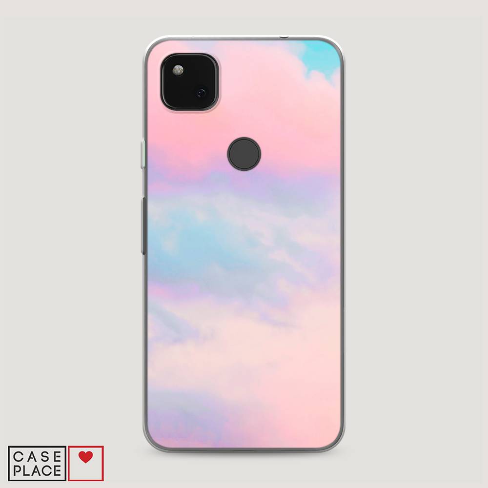 

Чехол Awog на Google Pixel 4A "Розовые облака", Разноцветный, 270650-3